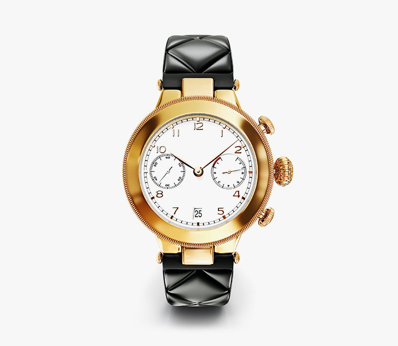 Gold Analog Watch