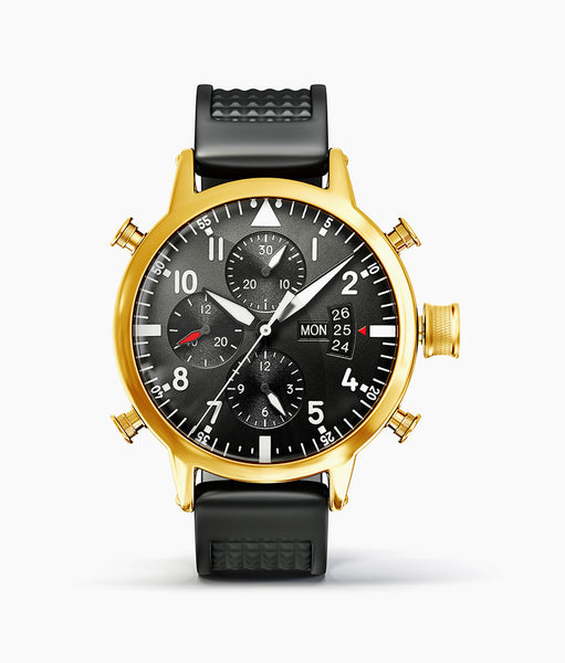 Gold Case Black Dial Automatic
