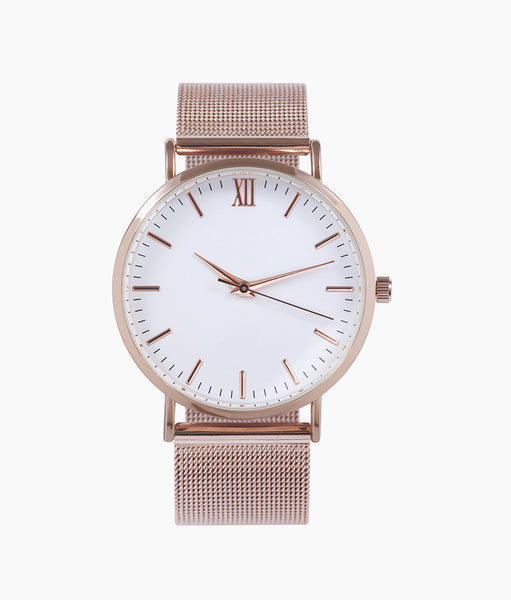 Round Dial White Automatic