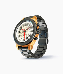 3 in 1 Black Dial Yellow Numeral